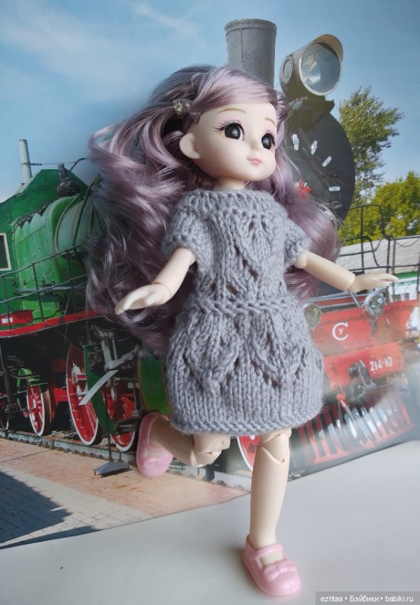 Новое платье для Бони — Одежда и обувь для кукол своими руками: фото (фото 5)