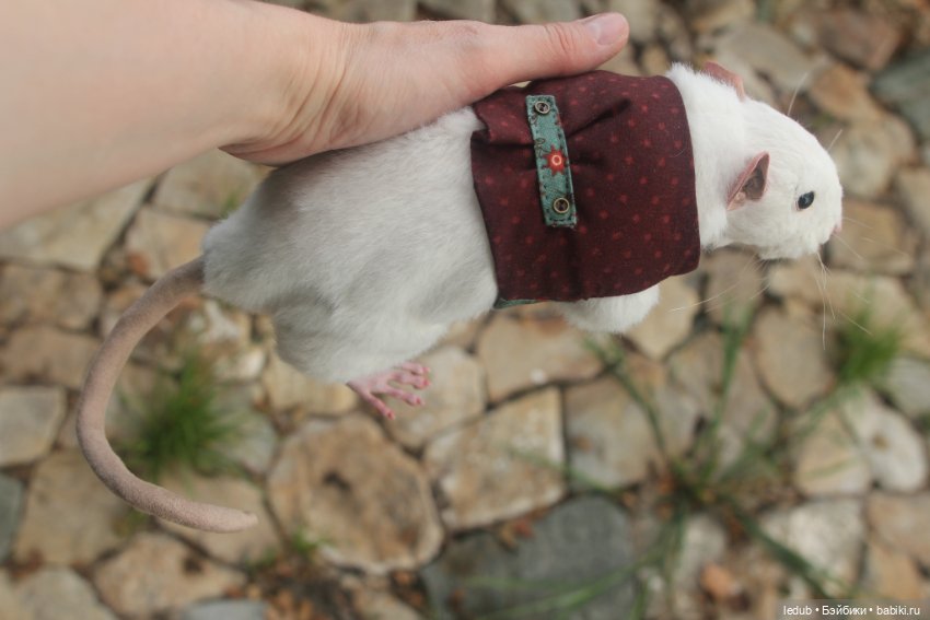 Его крысейшество — Игрушки в смешанной технике (мех и глина): Арт