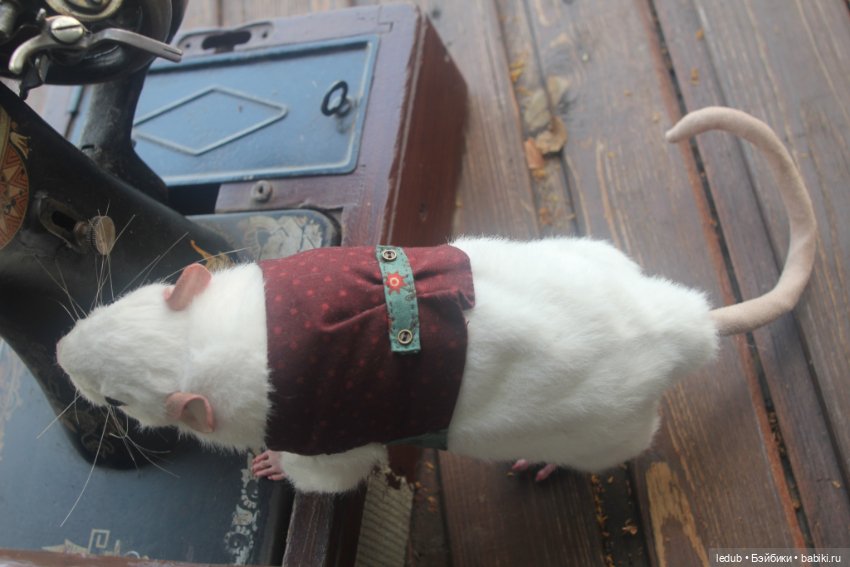 Его крысейшество — Игрушки в смешанной технике (мех и глина): Арт (фото 8)