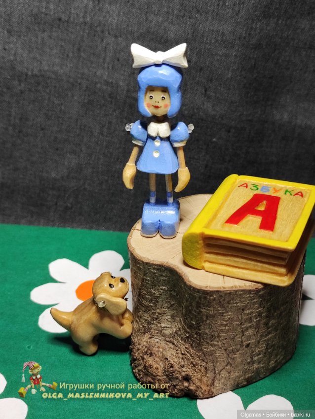 Мальвинка😊 — Авторские игрушки из дерева: резьба (фото 7)