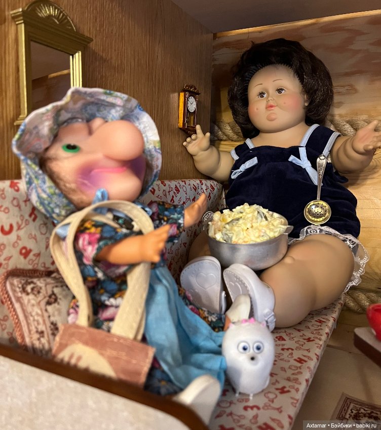 Мадам Грицацуева, бабки в гостях🍅🍅🍅