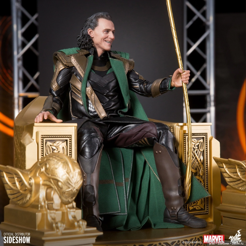 Sideshow Con 2023: прототипы фигурок Локи на троне, классического Железного Человека и Страж Галактики от Hot Toys (фото 3)