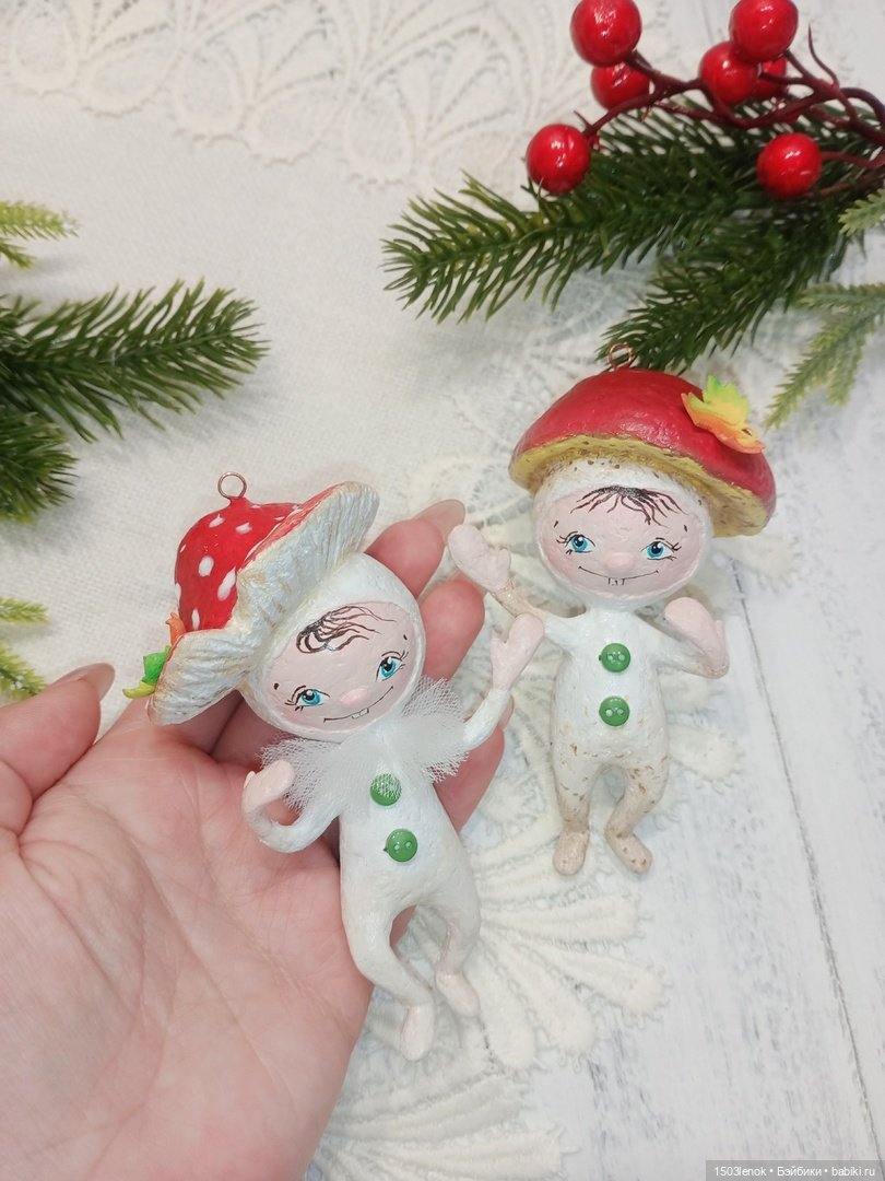 Грибная пора — Лепка авторских игрушек и папье