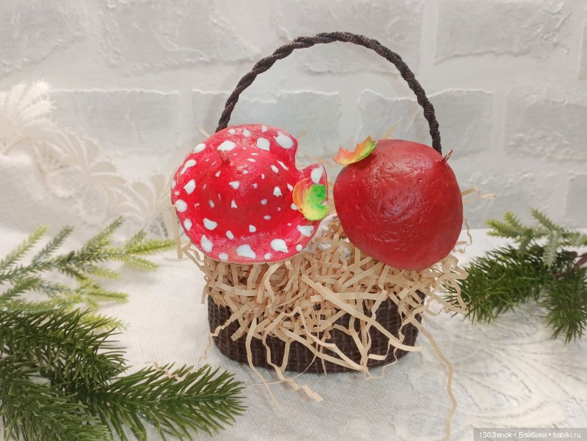 Грибная пора — Лепка авторских игрушек и папье