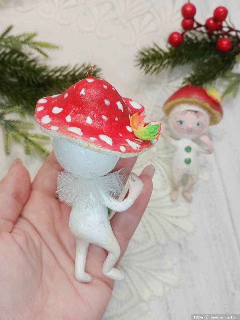 Грибная пора — Лепка авторских игрушек и папье