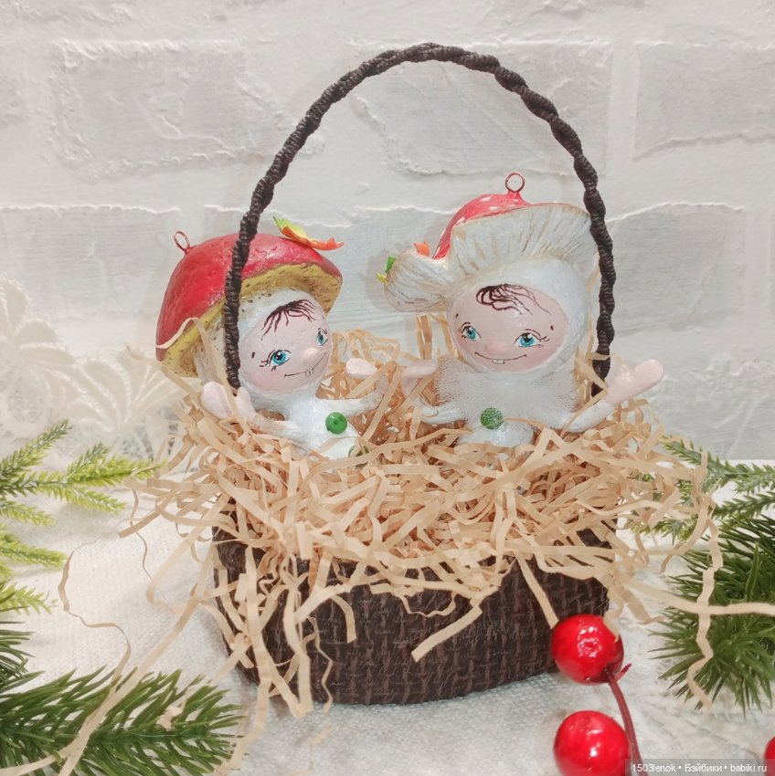 Грибная пора — Лепка авторских игрушек и папье (фото 3)