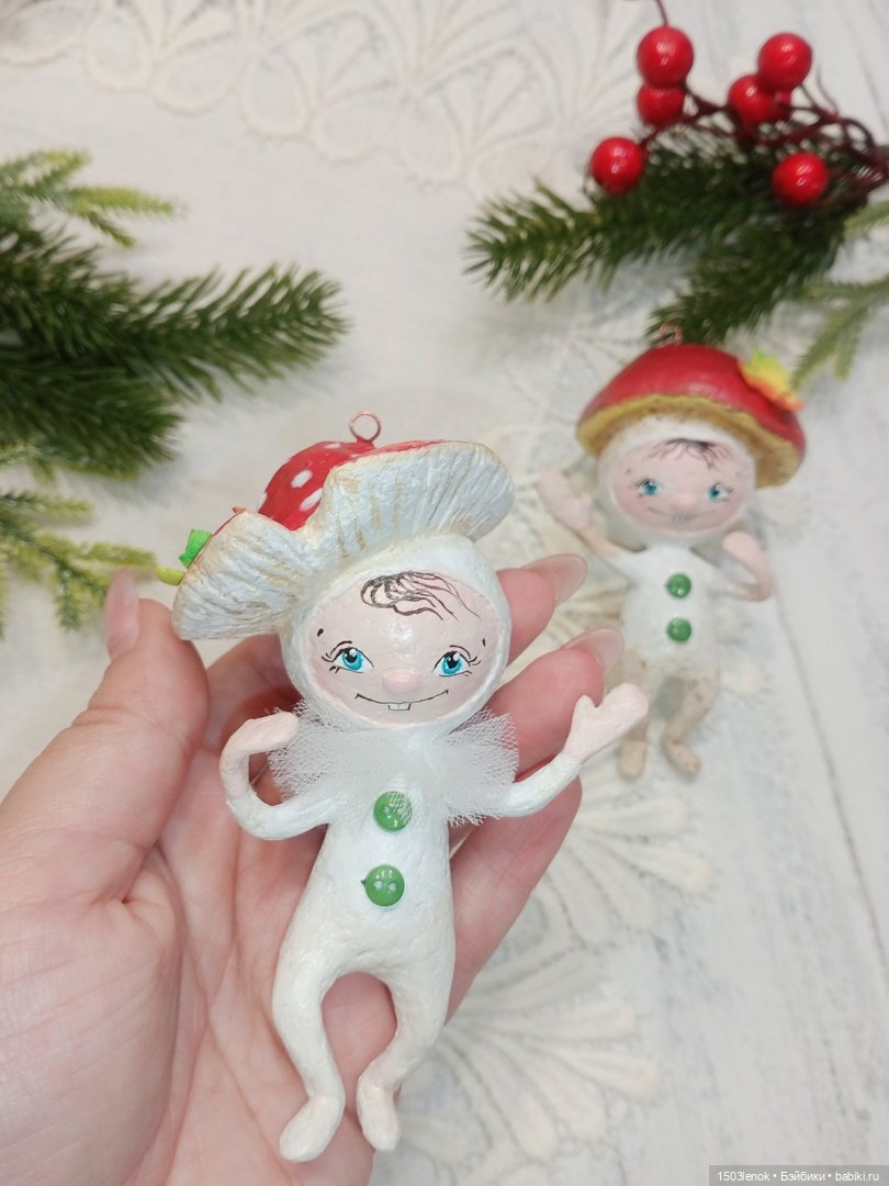 Грибная пора — Лепка авторских игрушек и папье