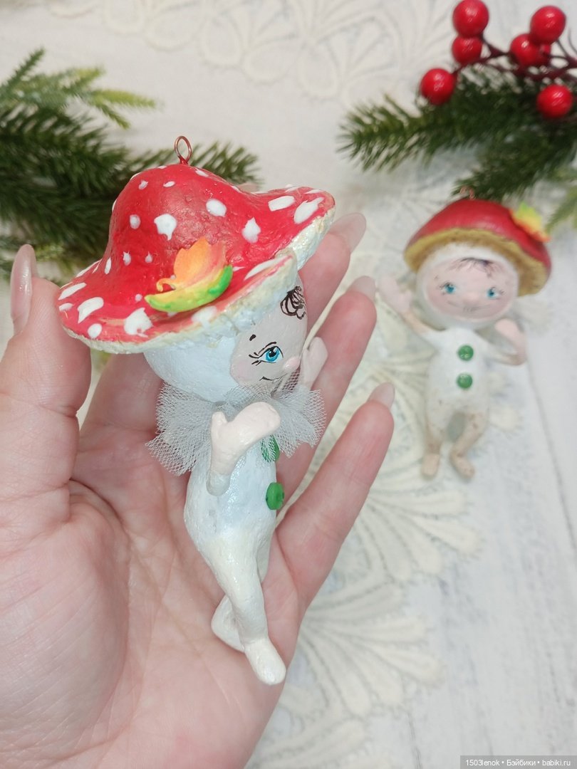 Грибная пора — Лепка авторских игрушек и папье