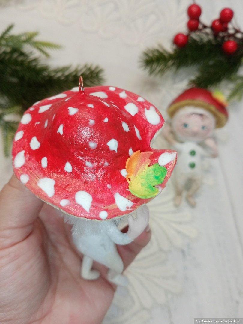 Грибная пора — Лепка авторских игрушек и папье