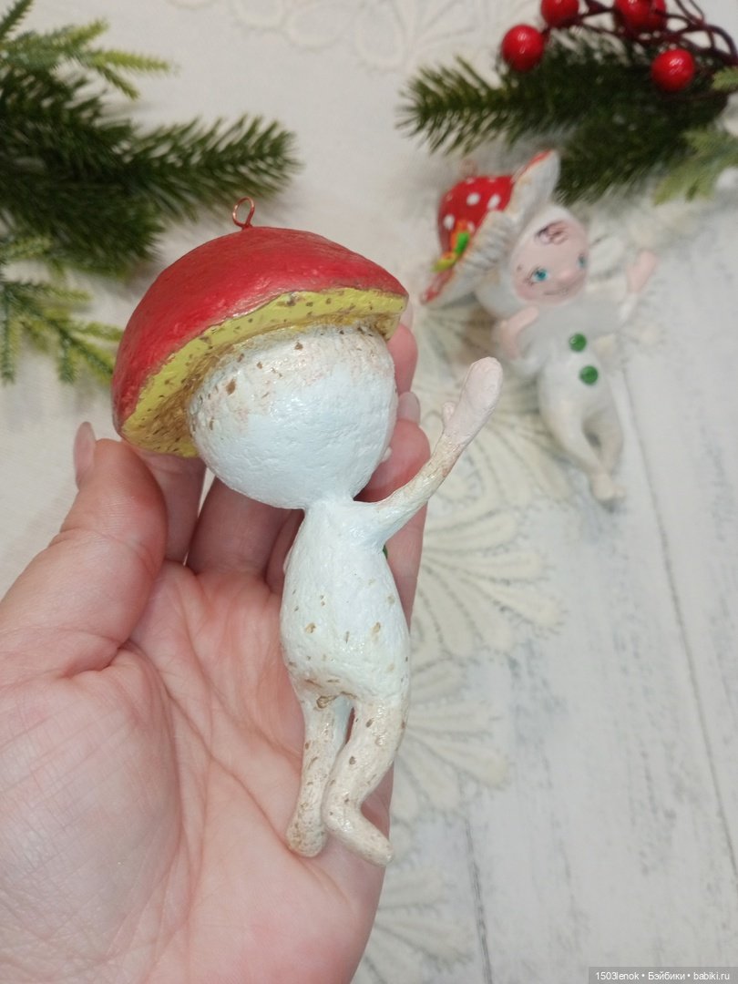 Грибная пора — Лепка авторских игрушек и папье (фото 9)