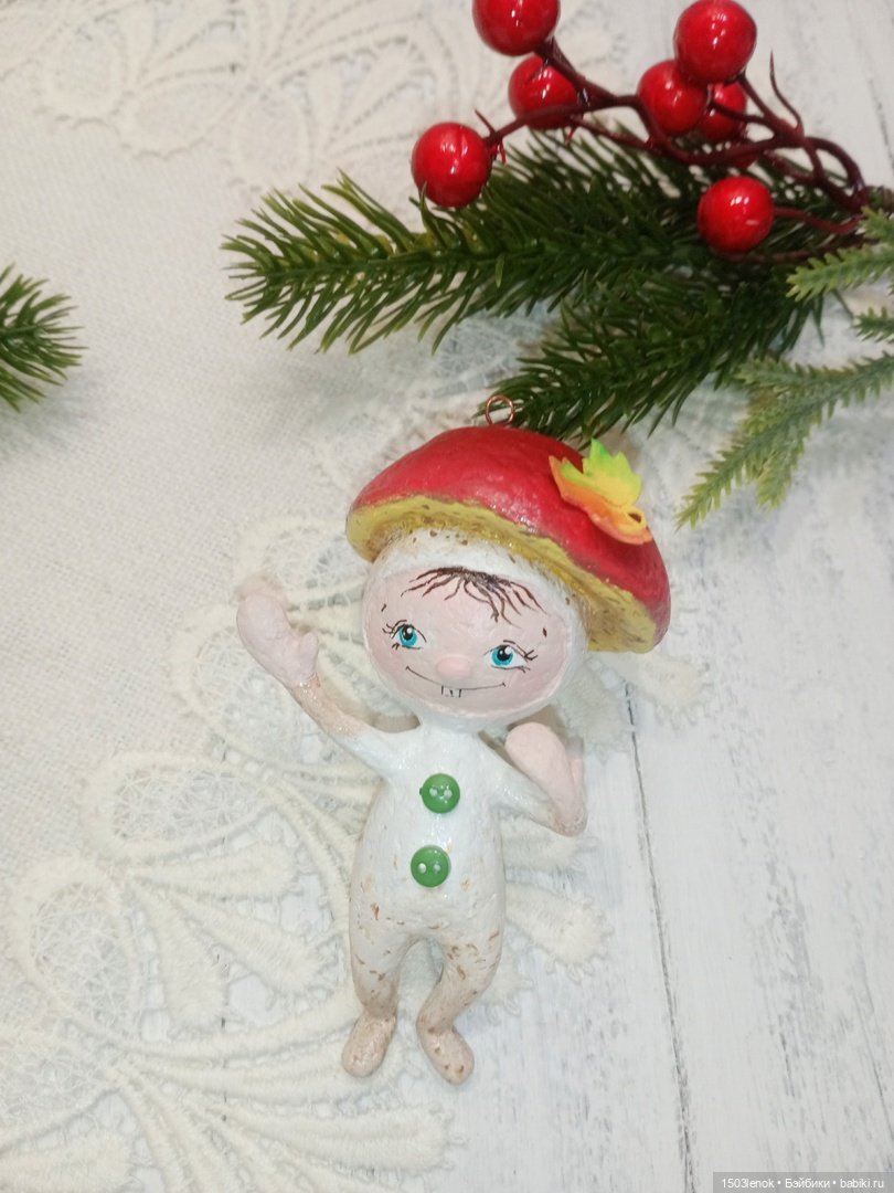 Грибная пора — Лепка авторских игрушек и папье (фото 5)