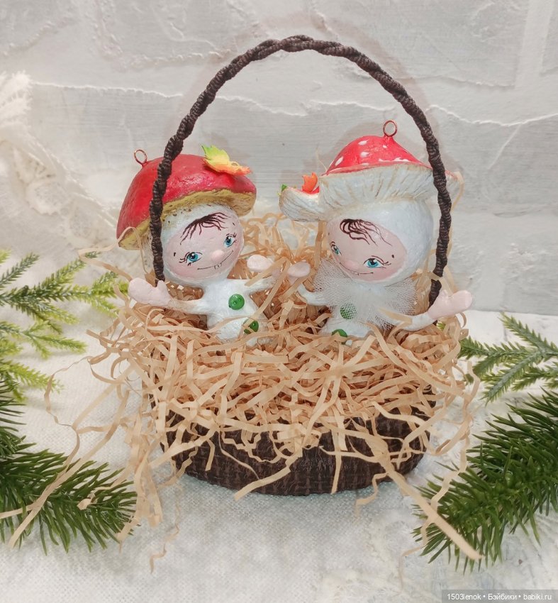 Грибная пора — Лепка авторских игрушек и папье (фото 2)