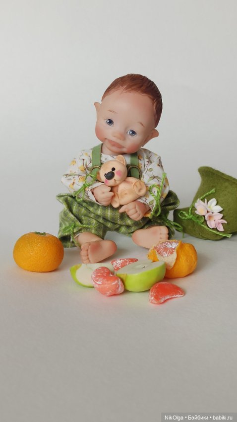 Маленький Эльф — Авторские шарнирные куклы своими руками: лепка