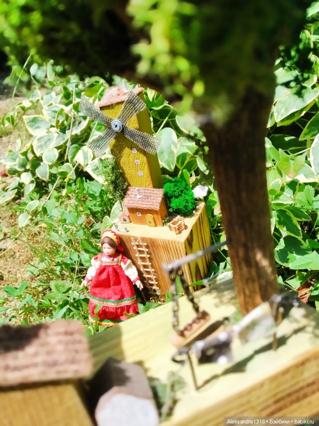 На мельнице🏘️ — Авторские игрушки из разных материалов: синельная проволока