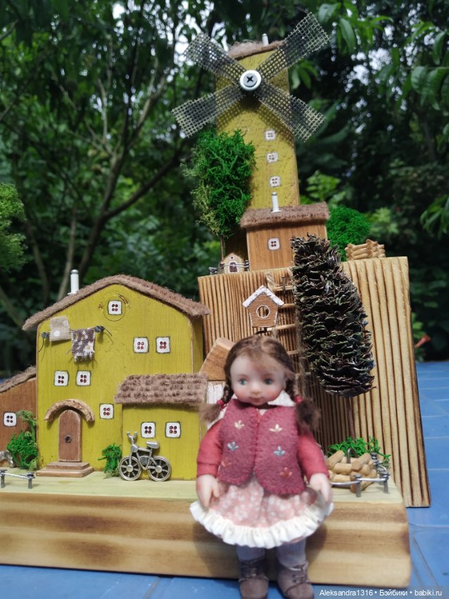 На мельнице🏘️ — Авторские игрушки из разных материалов: синельная проволока