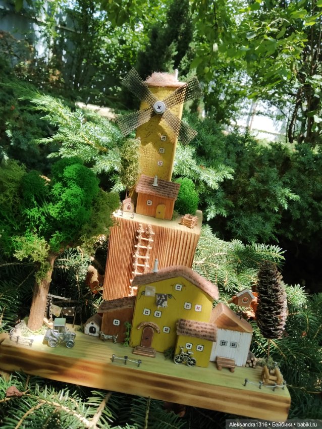 На мельнице🏘️ — Авторские игрушки из разных материалов: синельная проволока