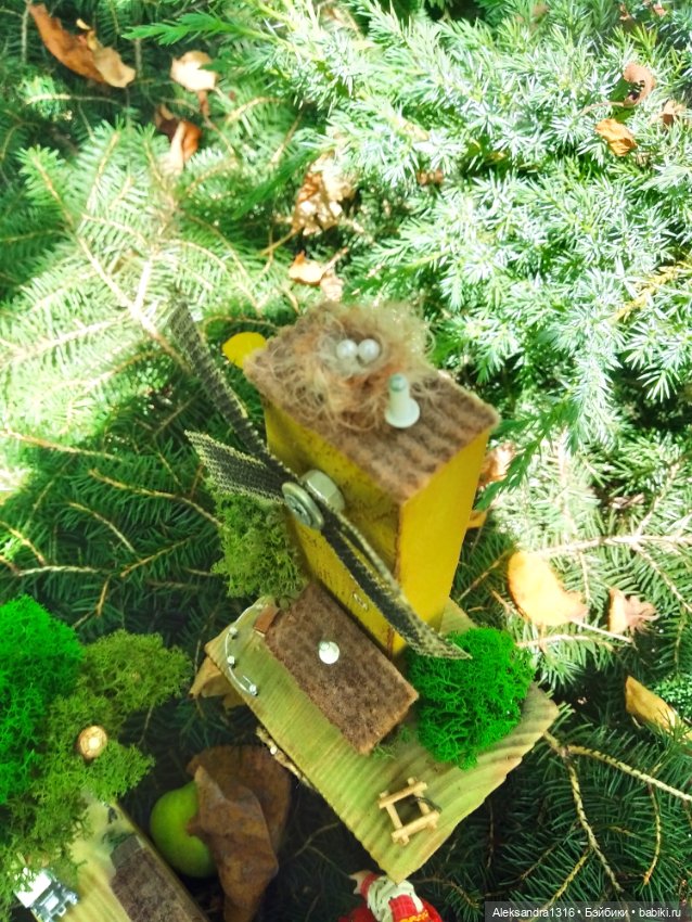 На мельнице🏘️ — Авторские игрушки из разных материалов: синельная проволока