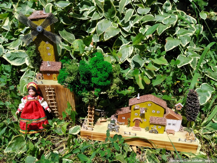 На мельнице🏘️ — Авторские игрушки из разных материалов: синельная проволока