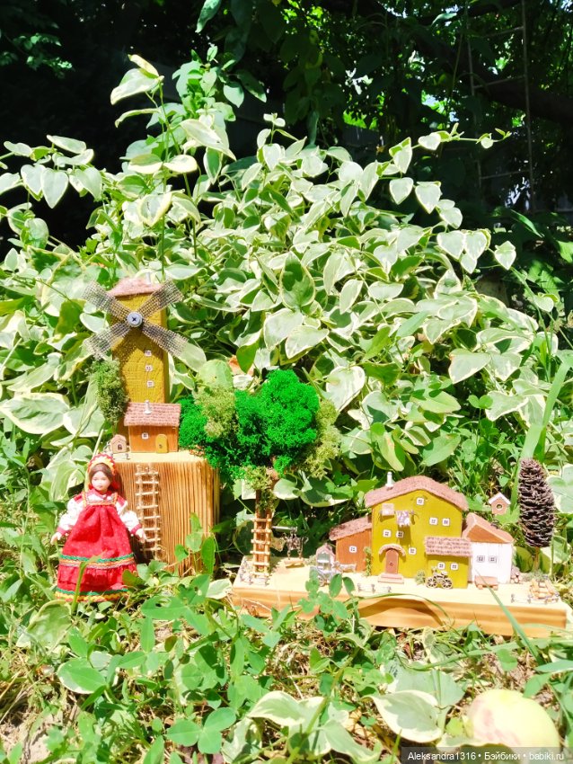 На мельнице🏘️ — Авторские игрушки из разных материалов: синельная проволока