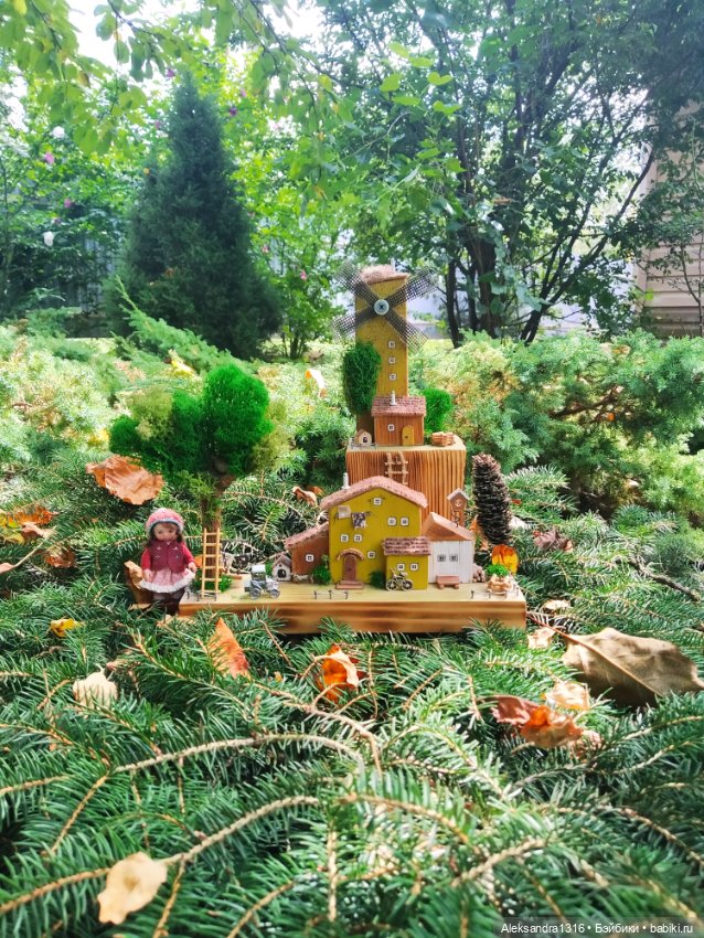 На мельнице🏘️ — Авторские игрушки из разных материалов: синельная проволока