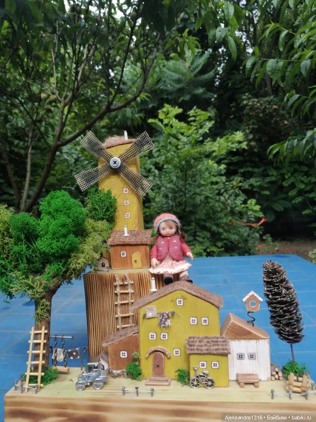 На мельнице🏘️ — Авторские игрушки из разных материалов: синельная проволока
