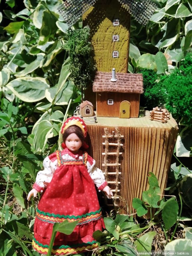 На мельнице🏘️ — Авторские игрушки из разных материалов: синельная проволока