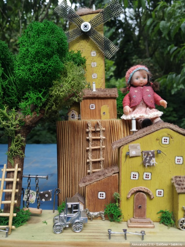 На мельнице🏘️ — Авторские игрушки из разных материалов: синельная проволока