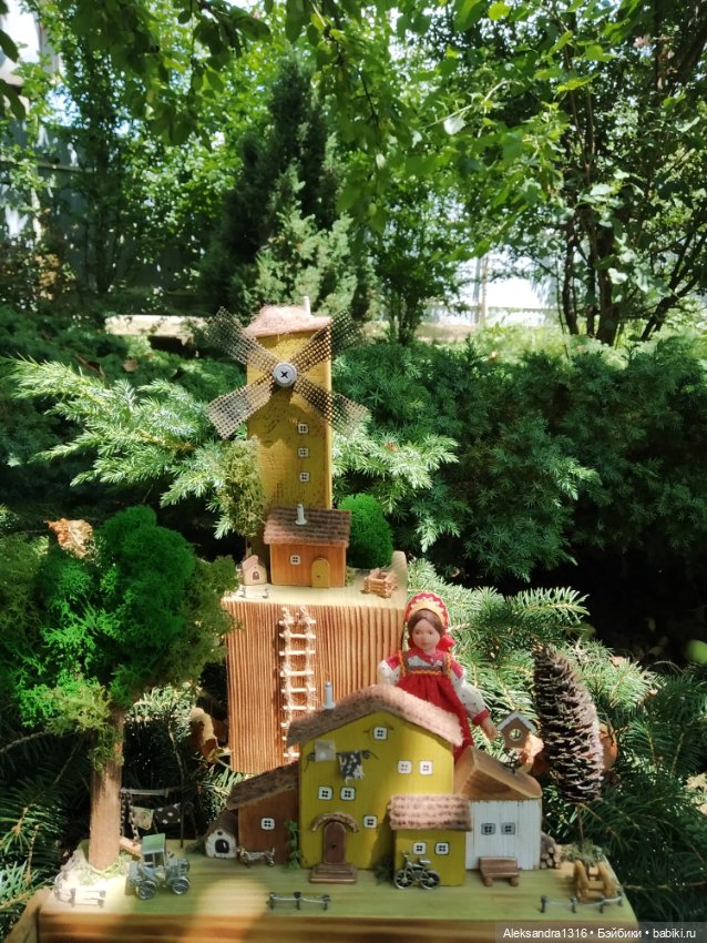 На мельнице🏘️ — Авторские игрушки из разных материалов: синельная проволока