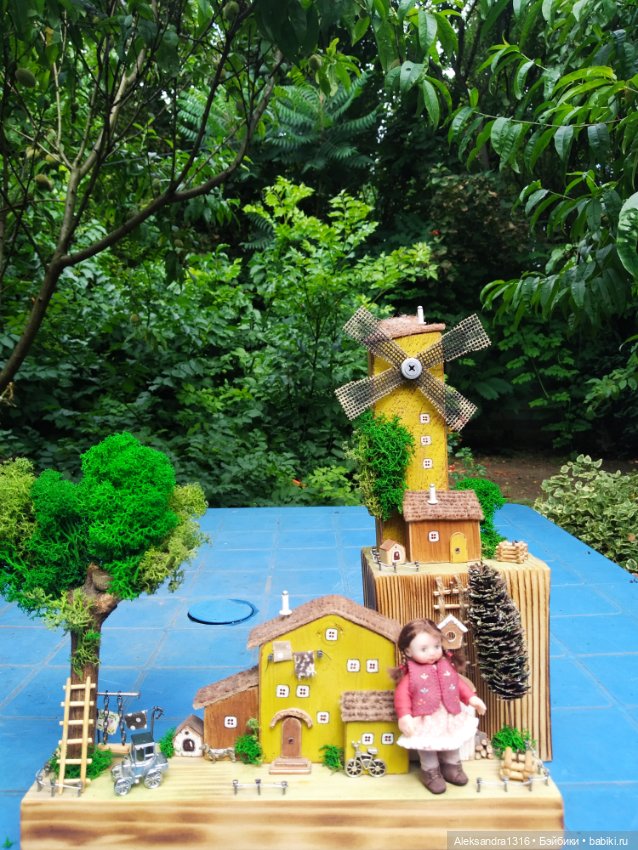 На мельнице🏘️ — Авторские игрушки из разных материалов: синельная проволока