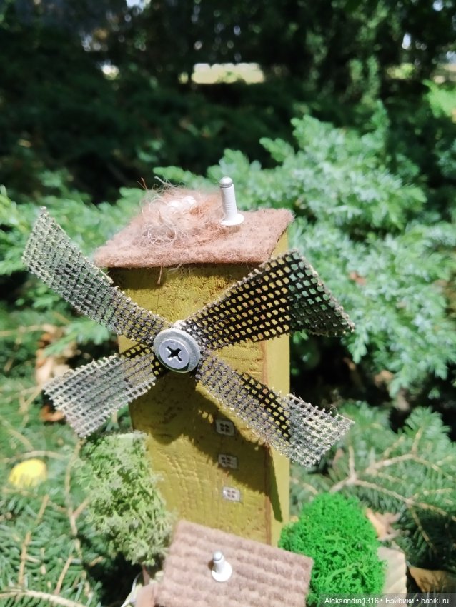 На мельнице🏘️ — Авторские игрушки из разных материалов: синельная проволока