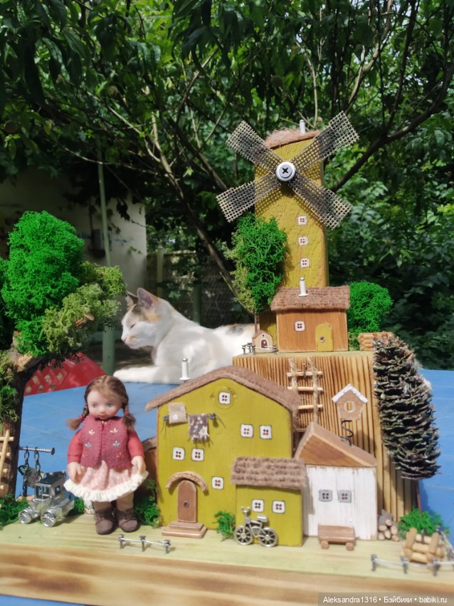 На мельнице🏘️ — Авторские игрушки из разных материалов: синельная проволока