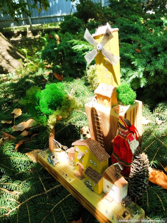 На мельнице🏘️ — Авторские игрушки из разных материалов: синельная проволока