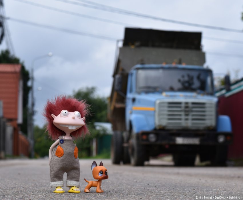 Лапусик и большие-большие машинки