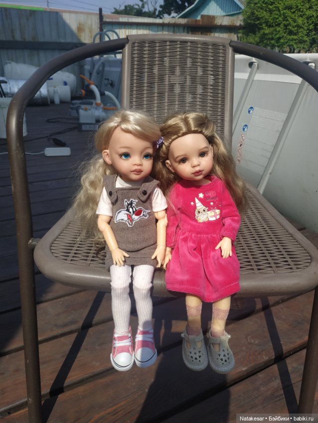 Мои ванильные красотки на прогулке