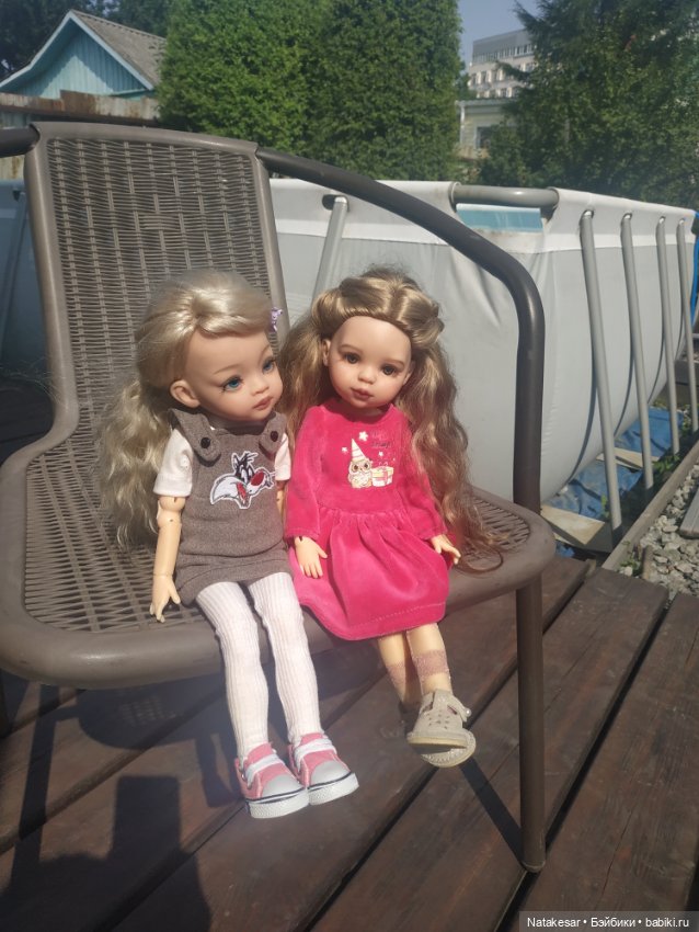 Мои ванильные красотки на прогулке