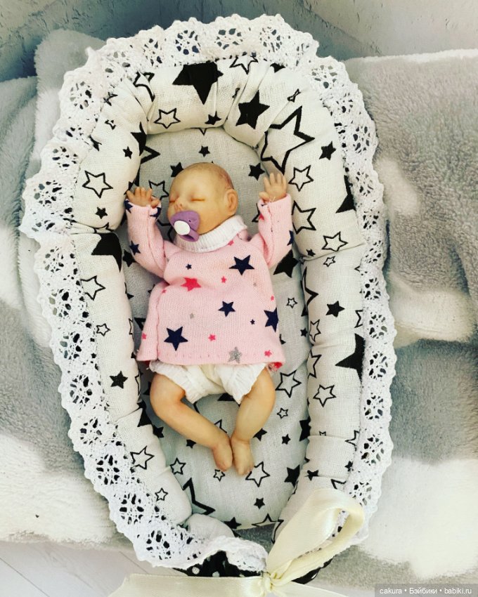 Двойня 👼👼 — Авторские миниатюрные куклы: лепка