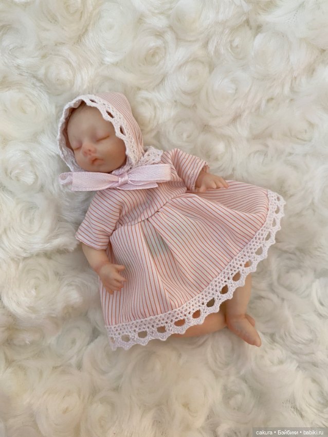 Двойня 👼👼 — Авторские миниатюрные куклы: лепка (фото 7)