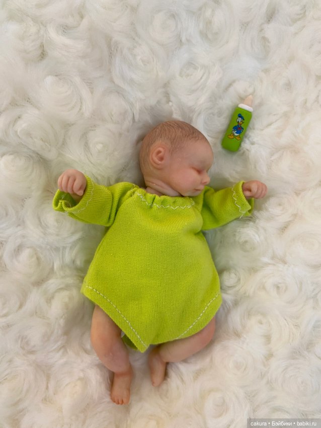 Двойня 👼👼 — Авторские миниатюрные куклы: лепка