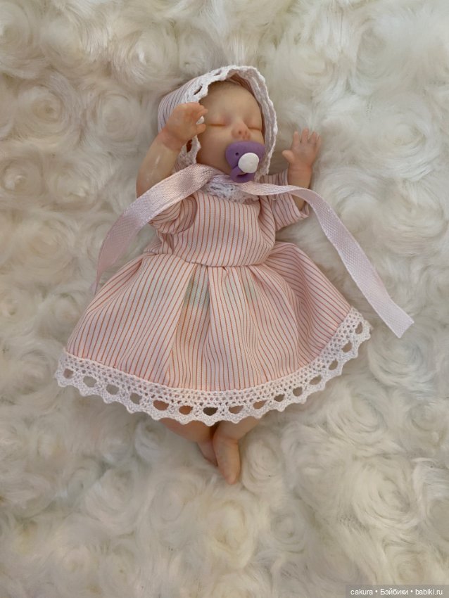 Двойня 👼👼 — Авторские миниатюрные куклы: лепка (фото 9)