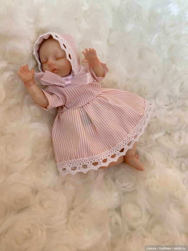 Двойня 👼👼 — Авторские миниатюрные куклы: лепка (фото 8)