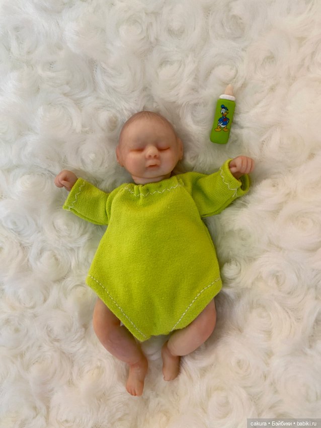 Двойня 👼👼 — Авторские миниатюрные куклы: лепка