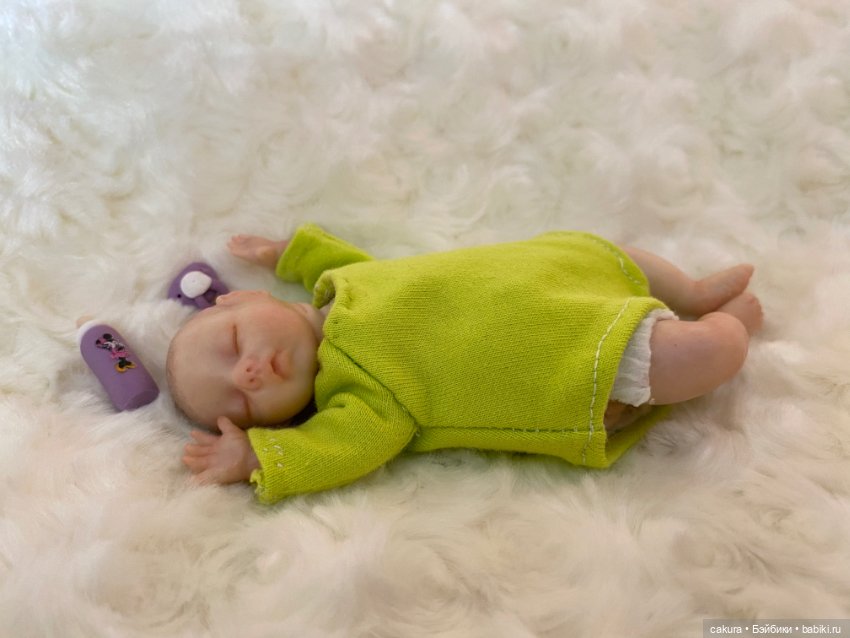 Двойня 👼👼 — Авторские миниатюрные куклы: лепка