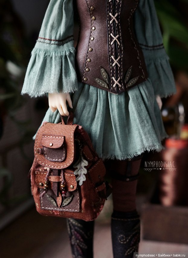 Странствующая травница - авторский наряд для Минифи (фото 6)