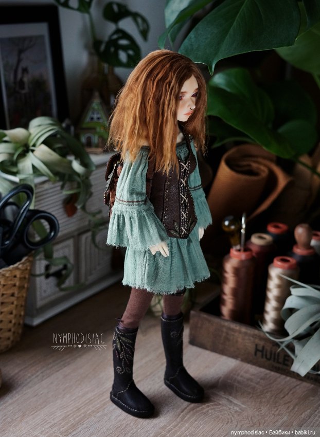 Странствующая травница - авторский наряд для Минифи (фото 5)