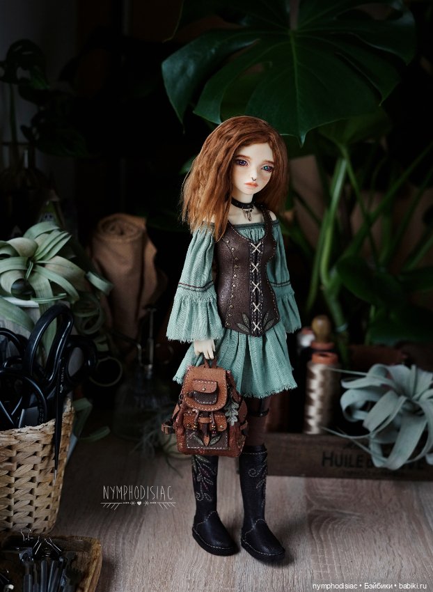 Странствующая травница - авторский наряд для Минифи (фото 9)