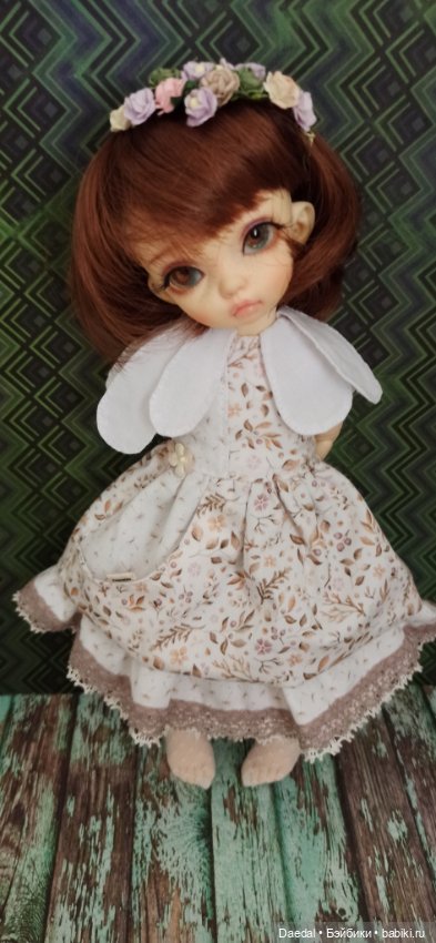 Платье цветочек на литлфи