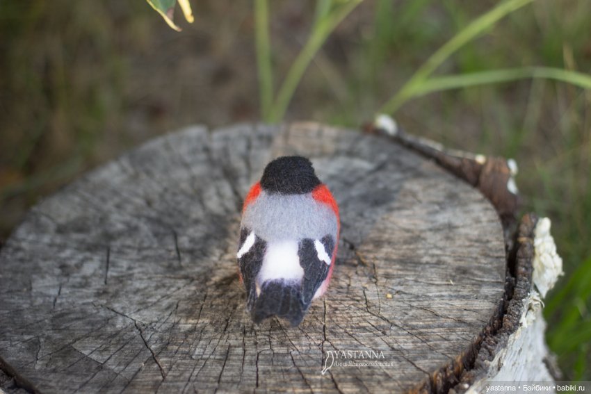 Мини птички — Валяные игрушки из шерсти: сухое валяние (фото 8)