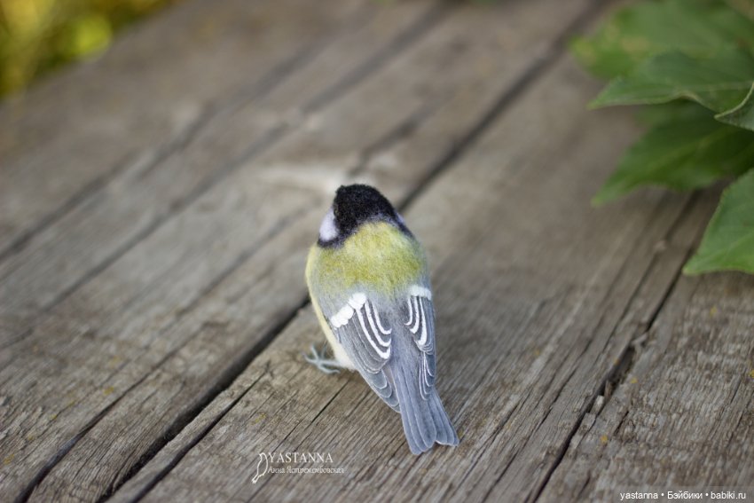 Мини птички — Валяные игрушки из шерсти: сухое валяние
