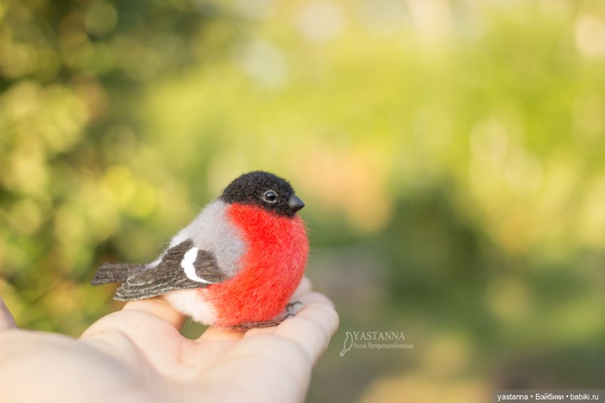 Мини птички — Валяные игрушки из шерсти: сухое валяние (фото 2)