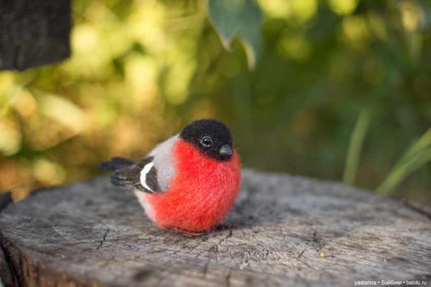 Мини птички — Валяные игрушки из шерсти: сухое валяние (фото 6)